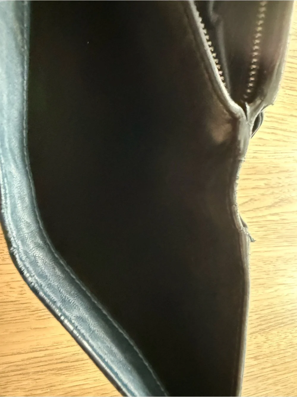 Bottega Veneta Navy Blue Intrecciato Leather Wallet